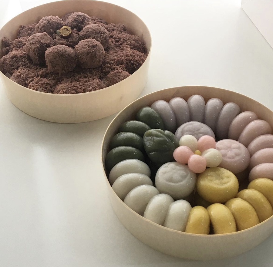 백일떡 수수팥떡