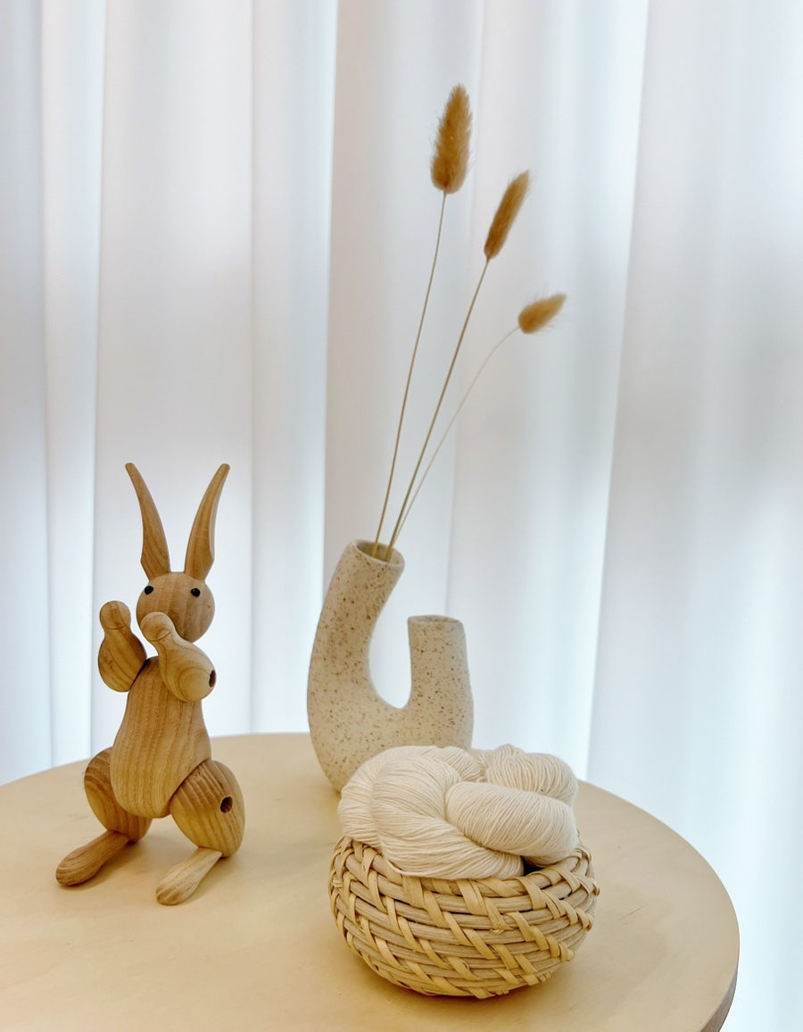 토끼 우드 오브제 백일상