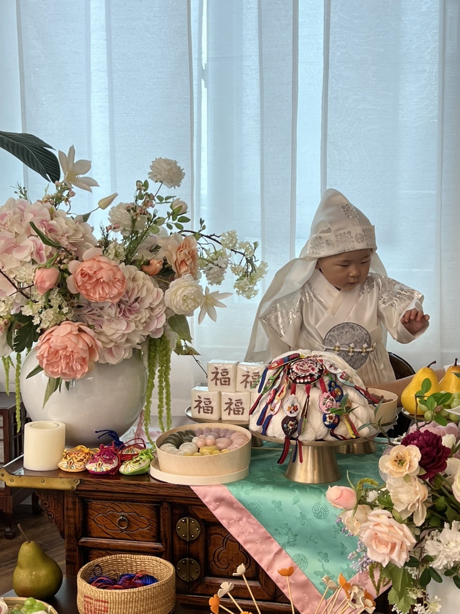 백일잔치 준비 돌상 참고