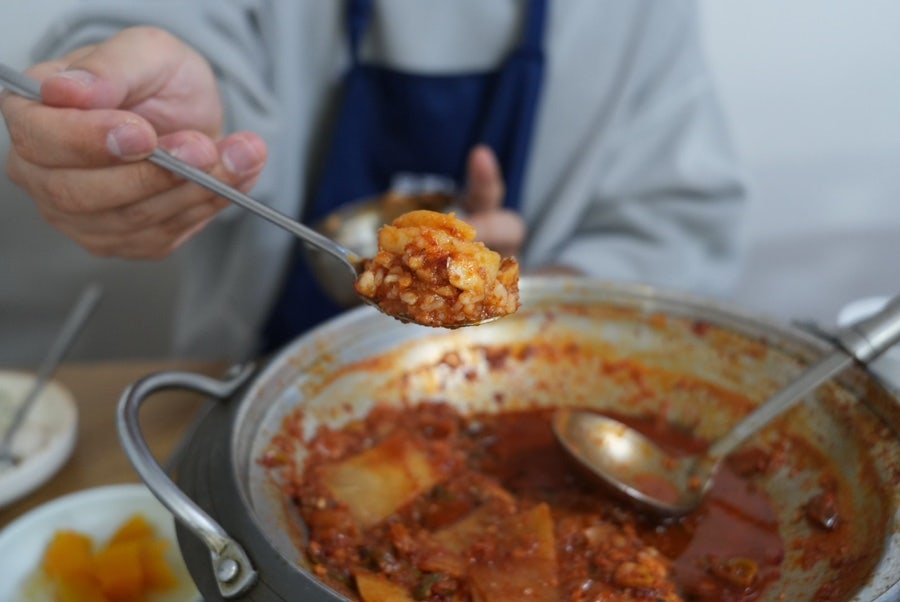 갈치조림 양념밥