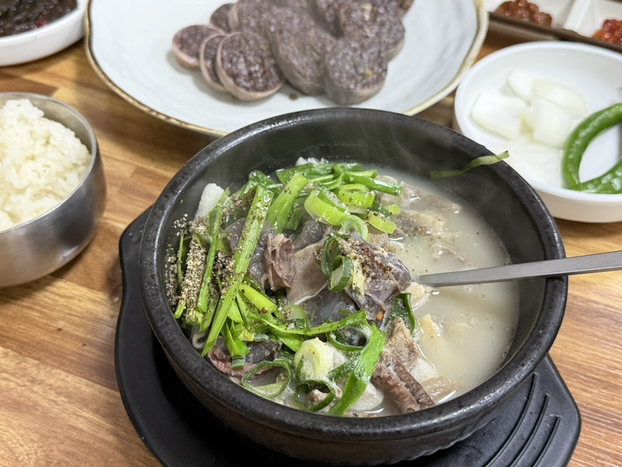 제주공항 국밥 고기국수