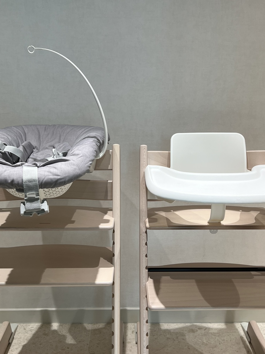 스토케 트립트랩 뉴본 세트 아기 사용 모습