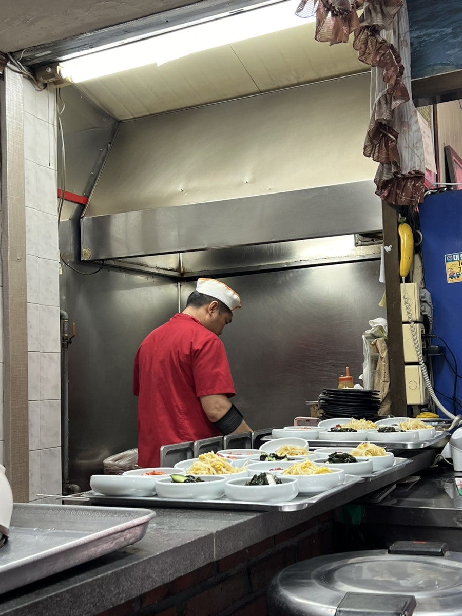 시골길 오픈주방