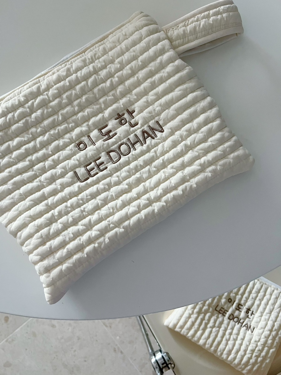 여벌옷 파우치 두 사이즈 비교