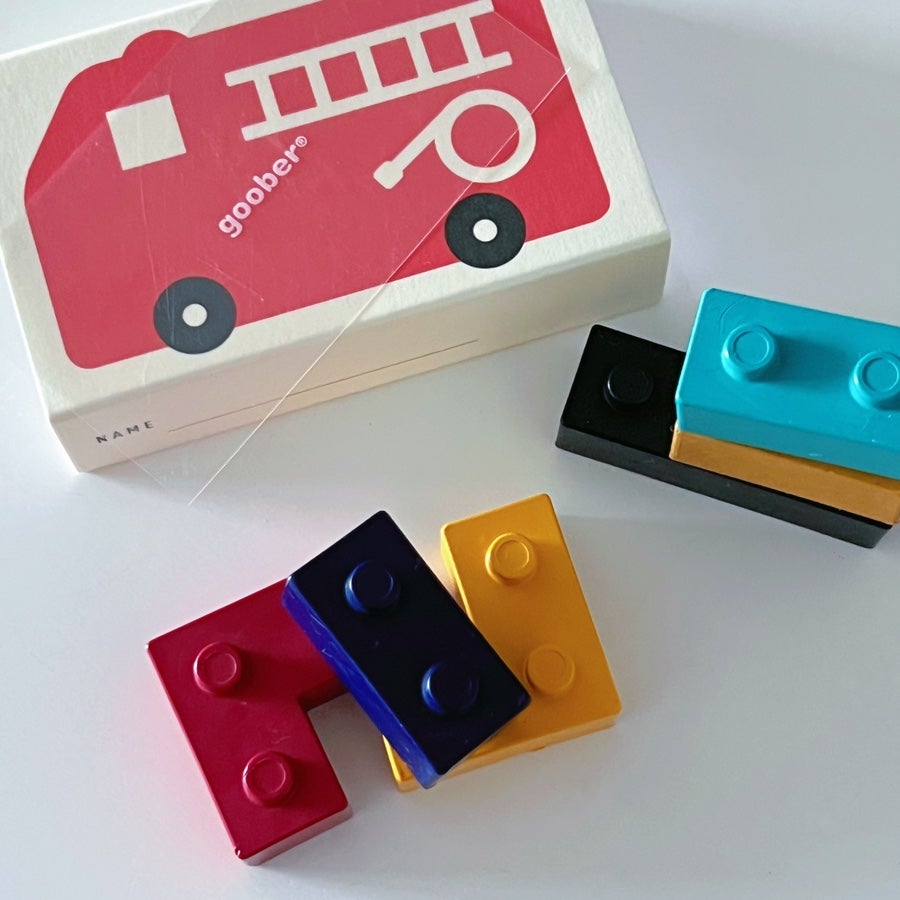 구버 블록 모양 크레용