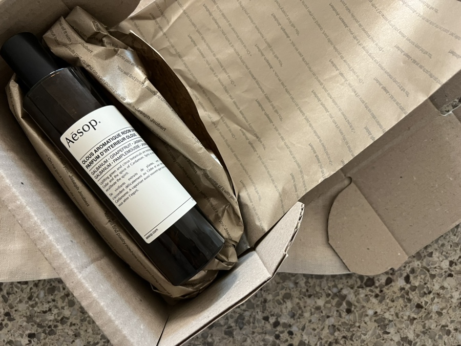 이솝 룸 스프레이 패키지