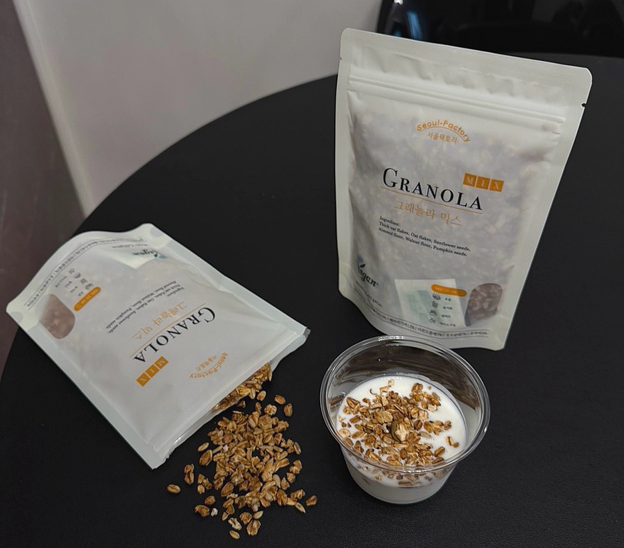 서울팩토리 비건 그래놀라 믹스 후기 사용 모습