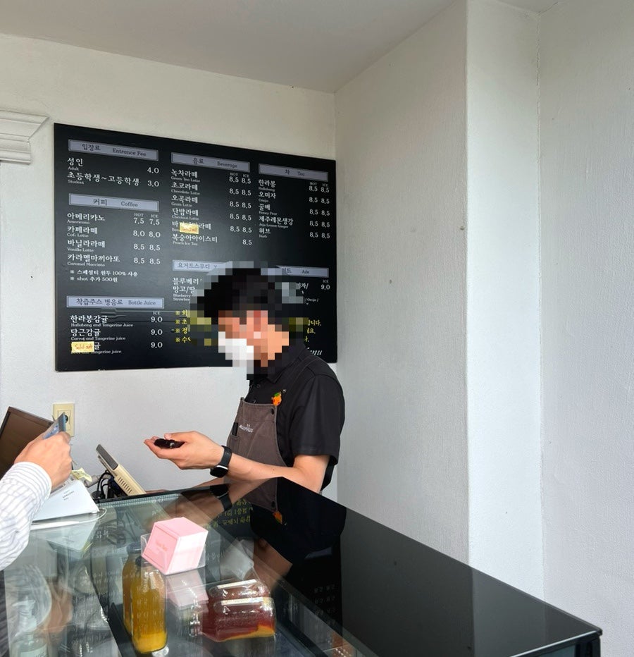 마노르블랑 카페 내부