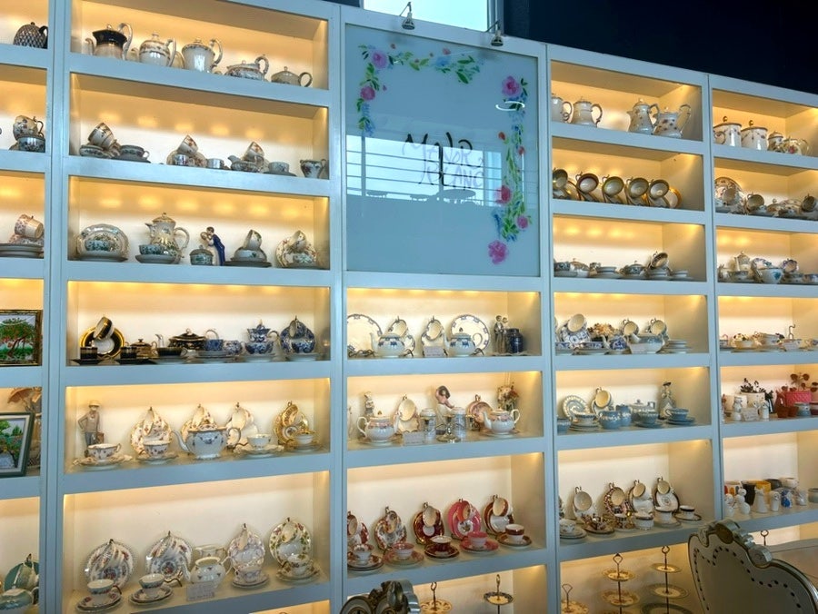 마노르블랑 찻잔 진열대