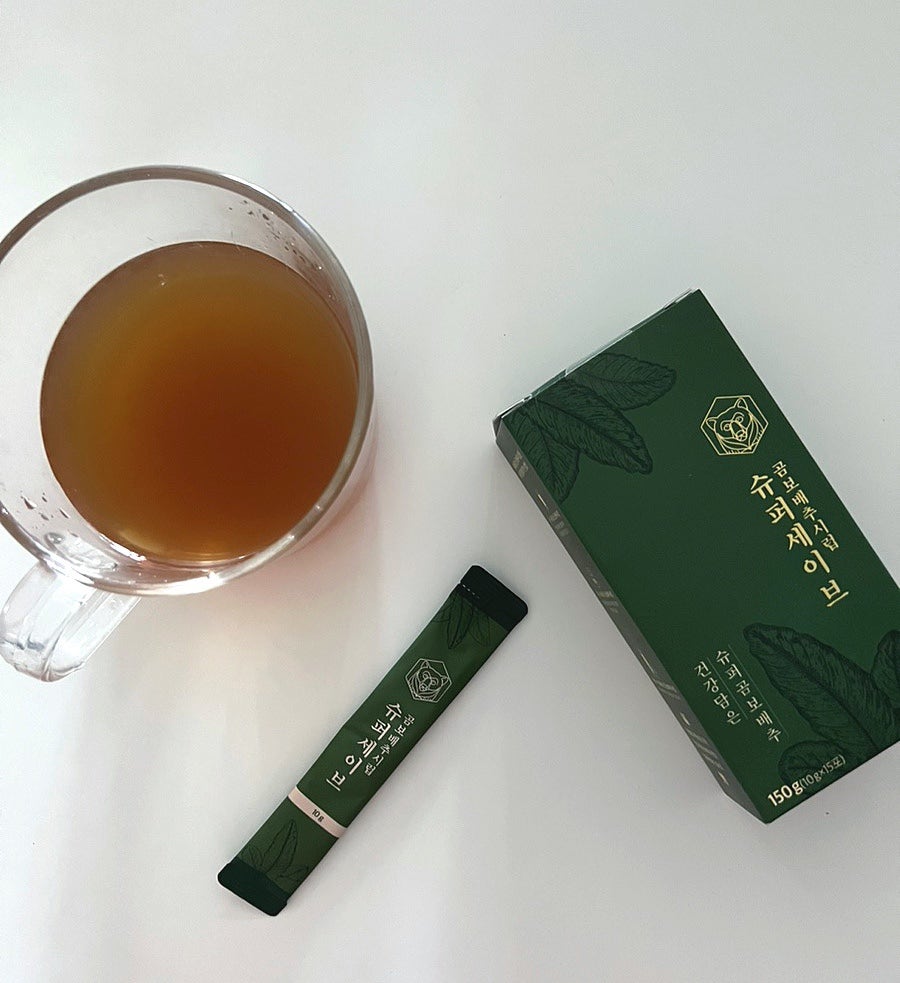 곰보배추시럽 패키지 디테일